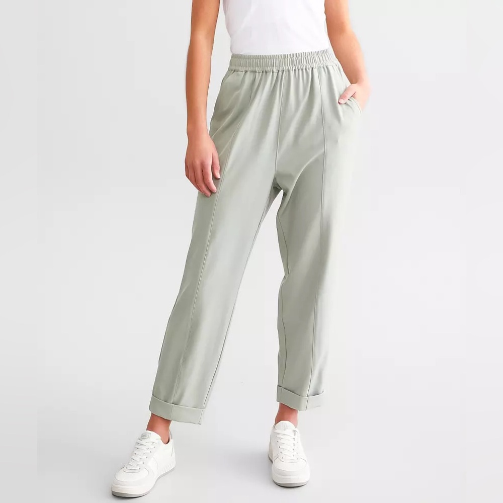 VARLEY Oakland Turn-Up Taper Pant 25 Cosa Green Size Large